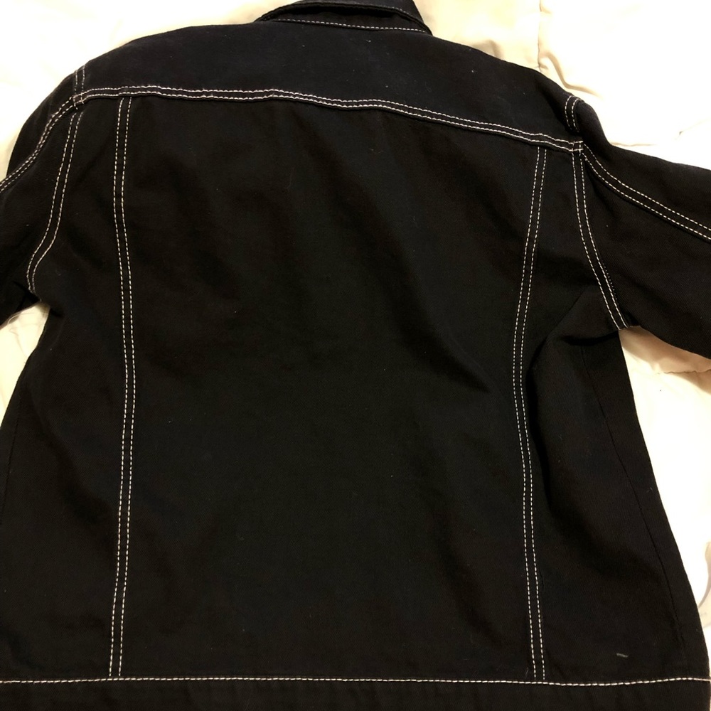Black jean jacket